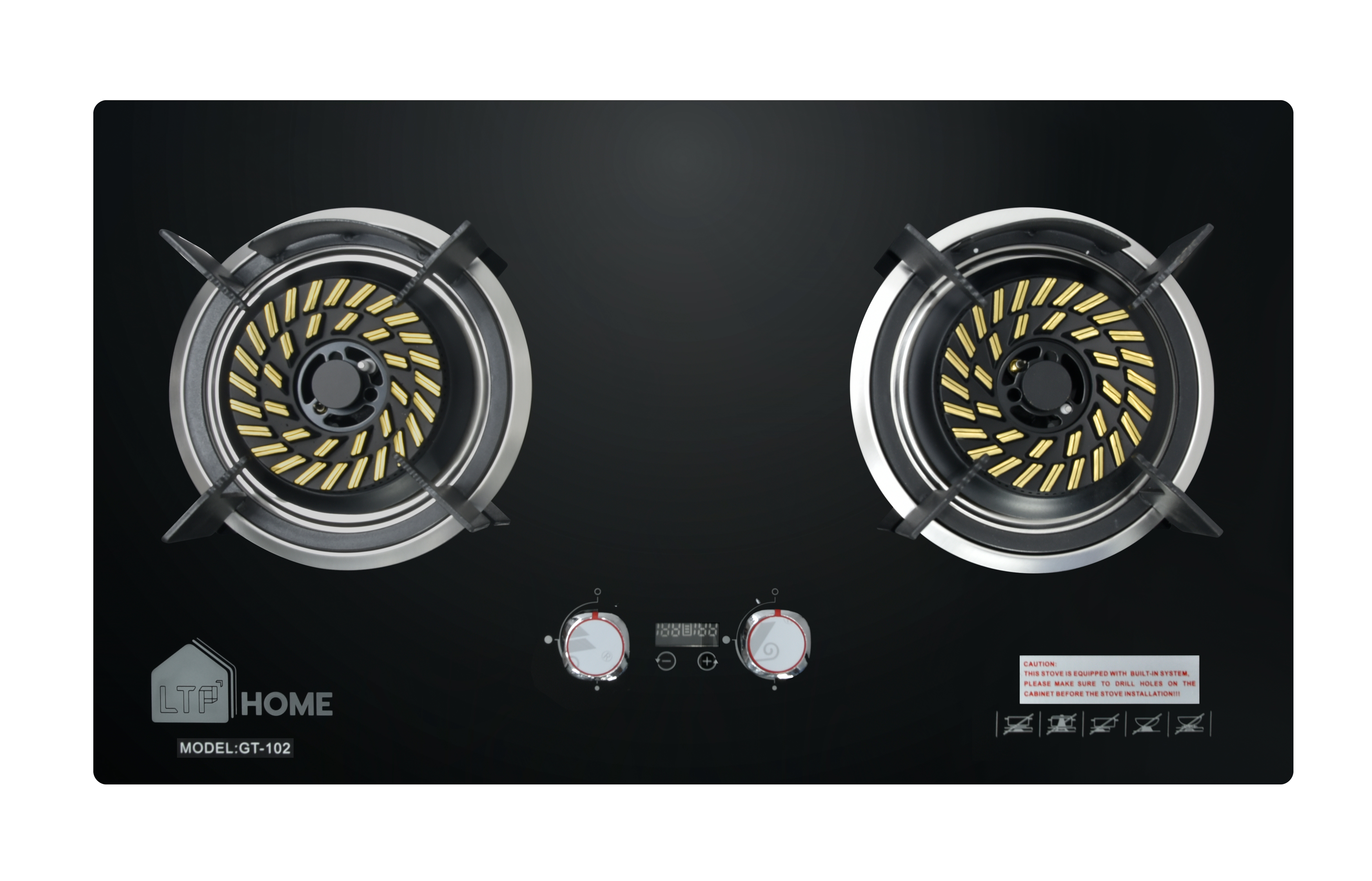 เตาแก๊สแบบฝัง LTP HOME GT-102