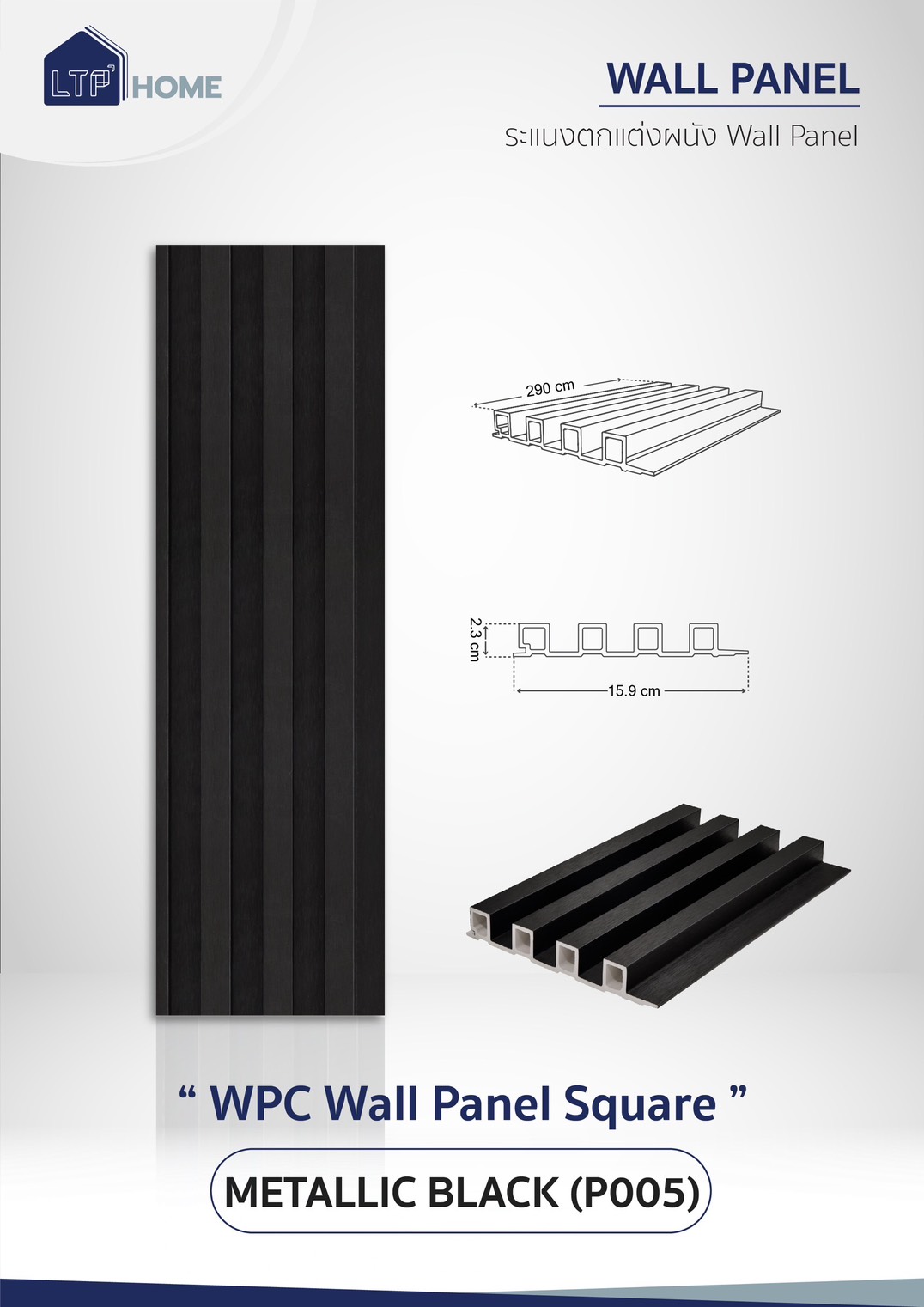 CTWPC-15923 - Metallic Black